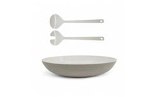 540398 - Juego de ensalada Flamefield Granite Pearl 3 piezas