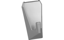 Porte-brochures en acrylique transparent avec une poche inclinée et ouverture supérieure