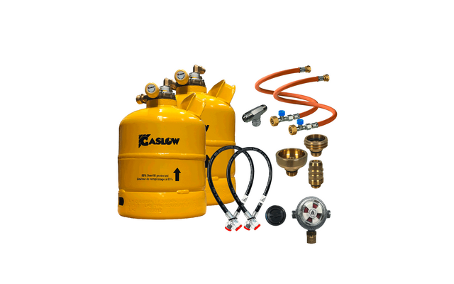 Gaslow double cylinder kit with filler neck 2.7 kg
