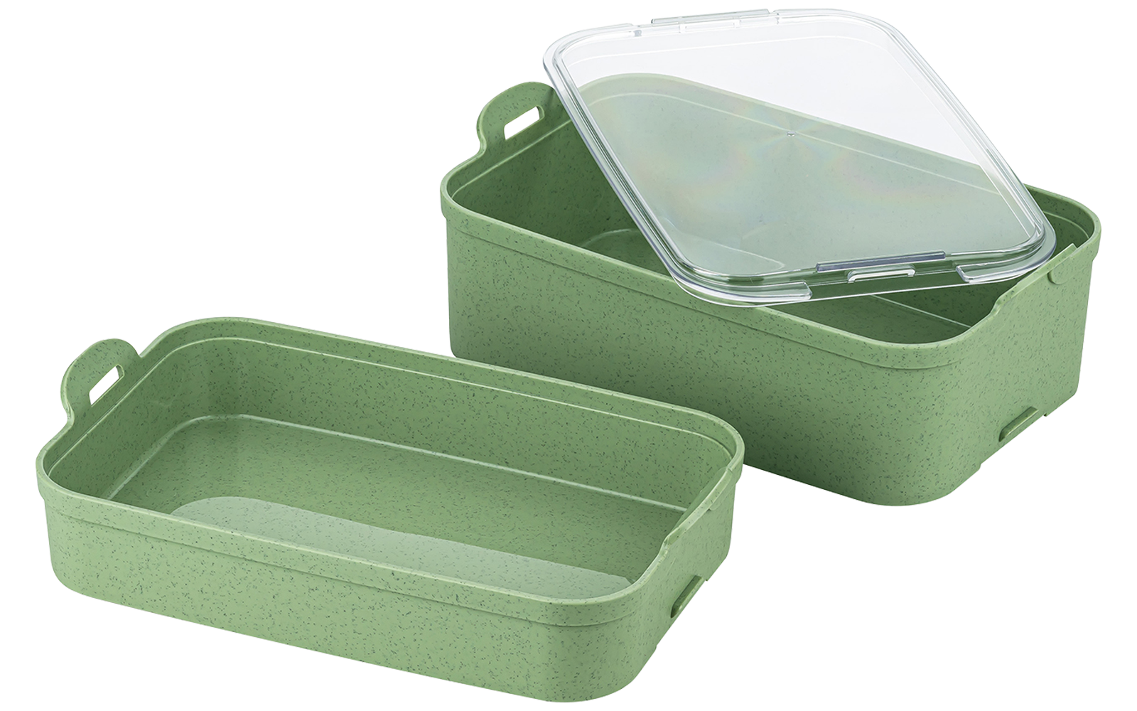 Image du produit Koziol Stakk Bentobox 2 Lunchboxset 3 teilig mit 2 Boxen / 1 Deckel 2 Liter  1