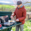 Kleines Produktbild Primus CampFire Grillplatte Aluminium-Druckguss mit Antihaftbeschichtung und Klappgriff 1