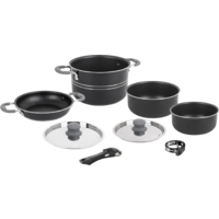 Brunner Topfset Flavor 7+1 teilig inklusive Befestigungsgurt Ø 22 cm
