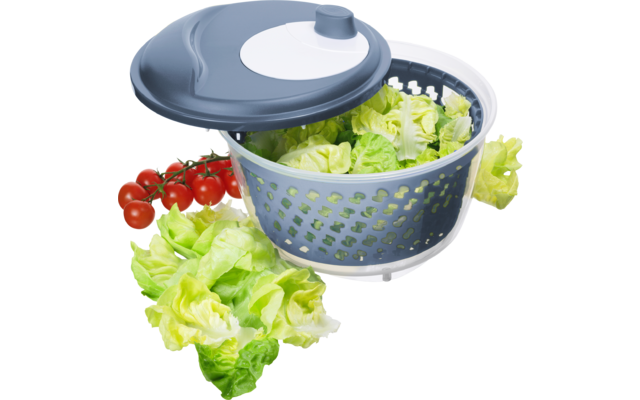 Rotho salad spinner fresh 4.5 liters horizon blue