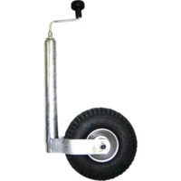 Rueda jockey neum&aacute;tica galvanizada moog Trailerparts