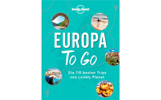 MairDumont Europe to go The 110 best trips by Lonely Planet Book