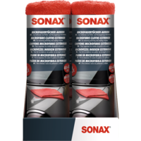 SONAX microfiber cloths outside 2 pieces