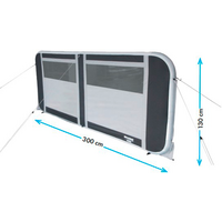 Westfield Narvi Air Aufblasbares Windschutzelement Basismodul 300 x 130 cm