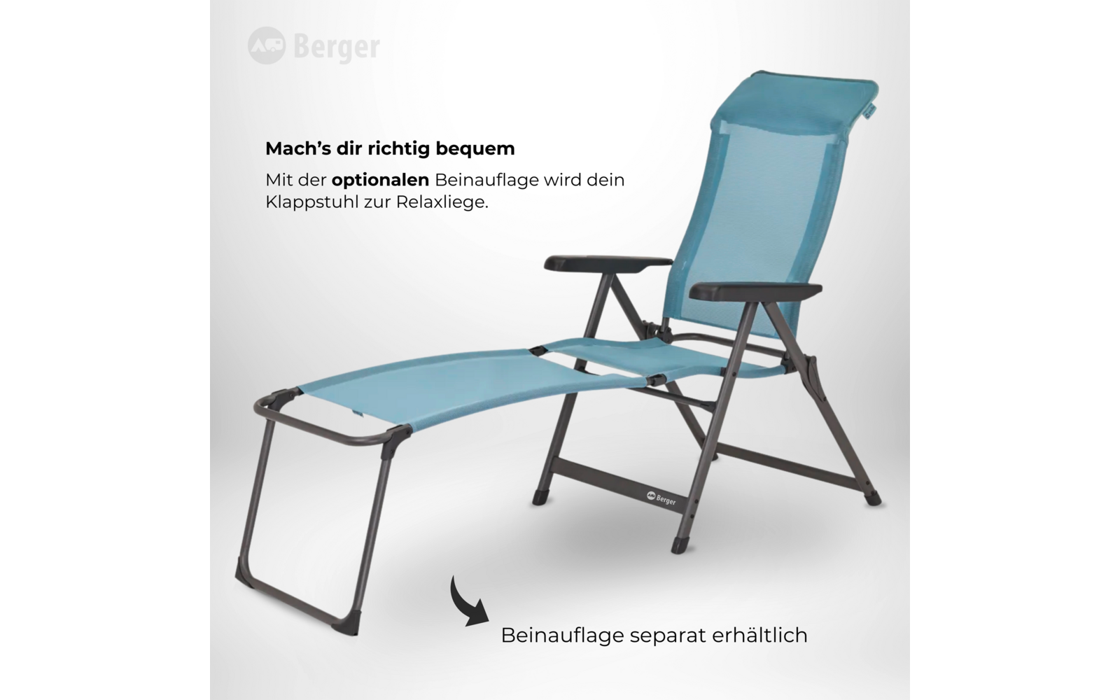 Produktbild Berger Iseo Luxus Klappstuhl (verschiedene Modelle) 1