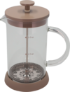 Berger French Press Maker 600 ml Kaffeezubereiter f&uuml;r 3 Tassen grau