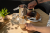 Berger French Press Maker 600 ml Kaffeezubereiter f&uuml;r 3 Tassen grau