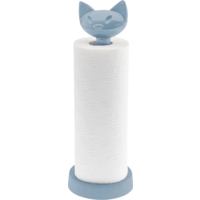 Koziol Miaou keukenrolhouder 26 cm natuur bloem blauw