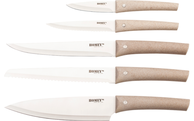 Couteau à viande Homeys Vitt 33 cm beige/argenté