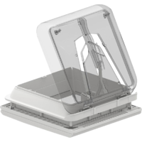 Fiamma Vent 28F Dachhaube 28 x 28 cm ohne Ventilator Crystal