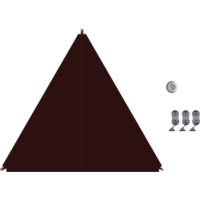 Bent Zip-Protect Canvas Sonnensegel java