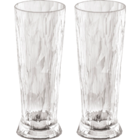 Koziol Club No. 11 Superglas Biergl&auml;ser 500 ml 2er-Set crystal clear