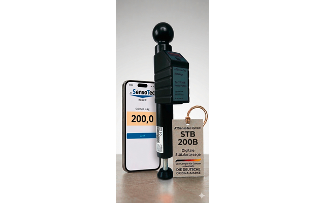 Produktbild ATSensoTec STB 200 B digitale St&uuml;tzlastwaage mit Bluetooth bis 200 kg Messbereich 1
