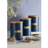 Typhoon Otto Collection Navy storage tin tea 1.4 liters navy blue / cream