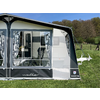 Walker Scandic 300 Wohnwagen  Vorzelt Anthrazit mit Glasfibergestänge Größe 900 Umlaufmaß 886 - 915 cm