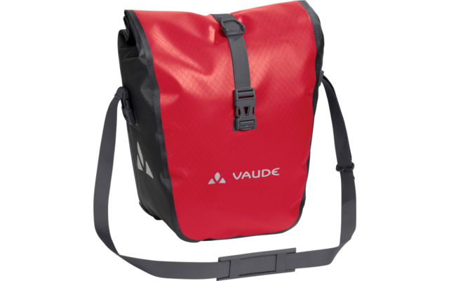 Vaude Aqua Front bolsa de bicicleta set 2 piezas 28 litros rojo
