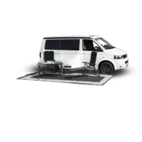 Brunner Balmat Zeltteppich atmungsaktiv wei&szlig;/grau 3 x 3 Meter