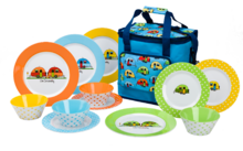 544323 - Flamefield Love Caravanning Set Geschirrset 13-teilig