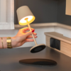 Kleines Produktbild Silwy Magnet-Leuchte Tischleuchte mit Metall-Nano-Gel-Platzset 1