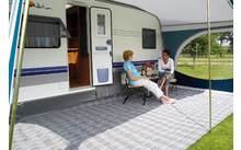 Walker Aktion Jolax Tapis de tente pour Touring Plus Familia et Maxi 300 bleu 250 x 310 cm