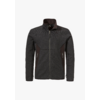 Schwarze Herrenjacke mit Reißverschluss und Stehkragen