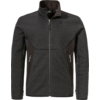 Schwarze Herrenjacke mit Reißverschluss und Stehkragen