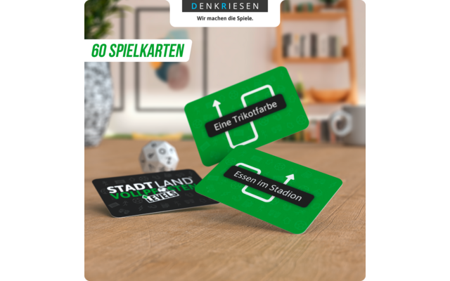 Immagine del prodotto Denkriesen Stadt Land Vollpfosten Livelli gioco di carte 4 livelli gioco di parole 1