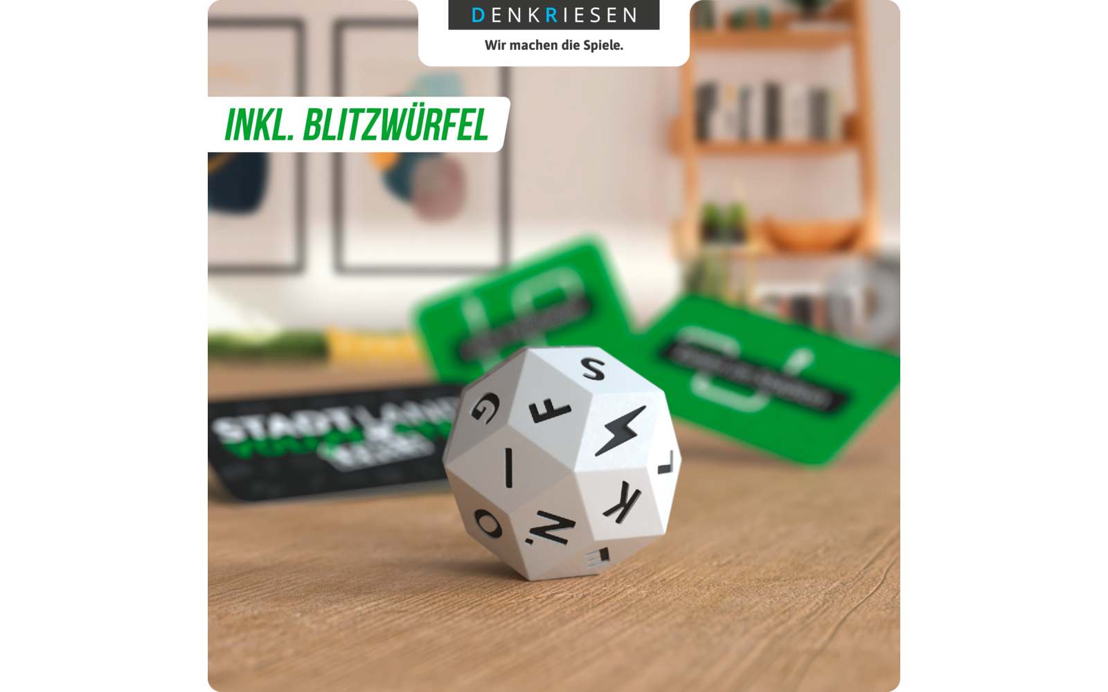 Immagine del prodotto Denkriesen Stadt Land Vollpfosten Livelli gioco di carte 4 livelli gioco di parole 1