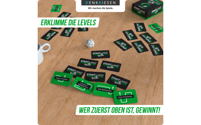 Immagine del prodotto Denkriesen Stadt Land Vollpfosten Livelli gioco di carte 4 livelli gioco di parole 1