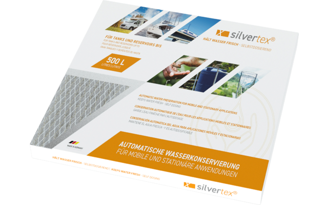 Silvertex drinking water preservation for tanks up to 500 liters