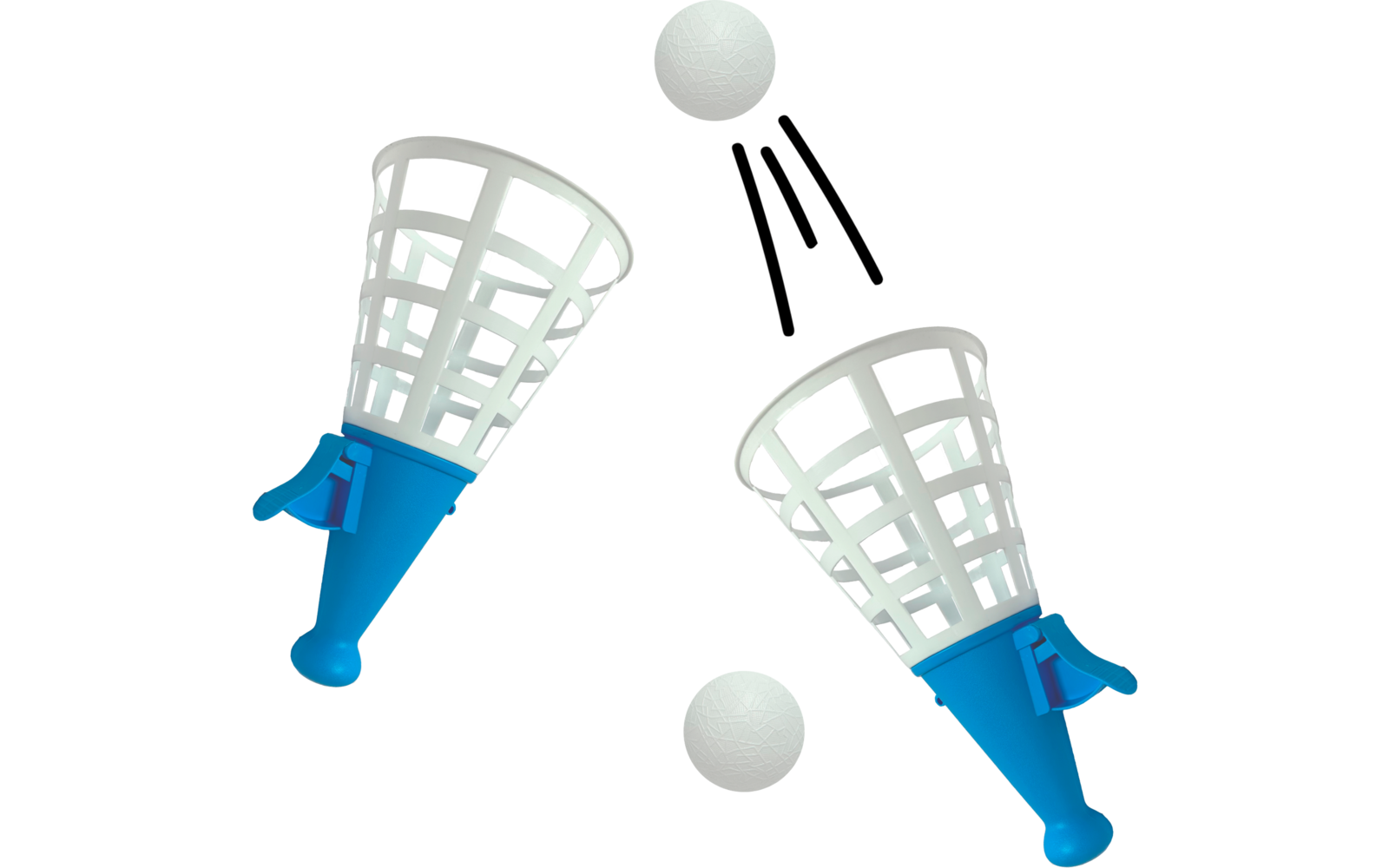 Produktbild alldoro XXL Fangballspiel Catchball Set 4 teilig extra gro&szlig;  1