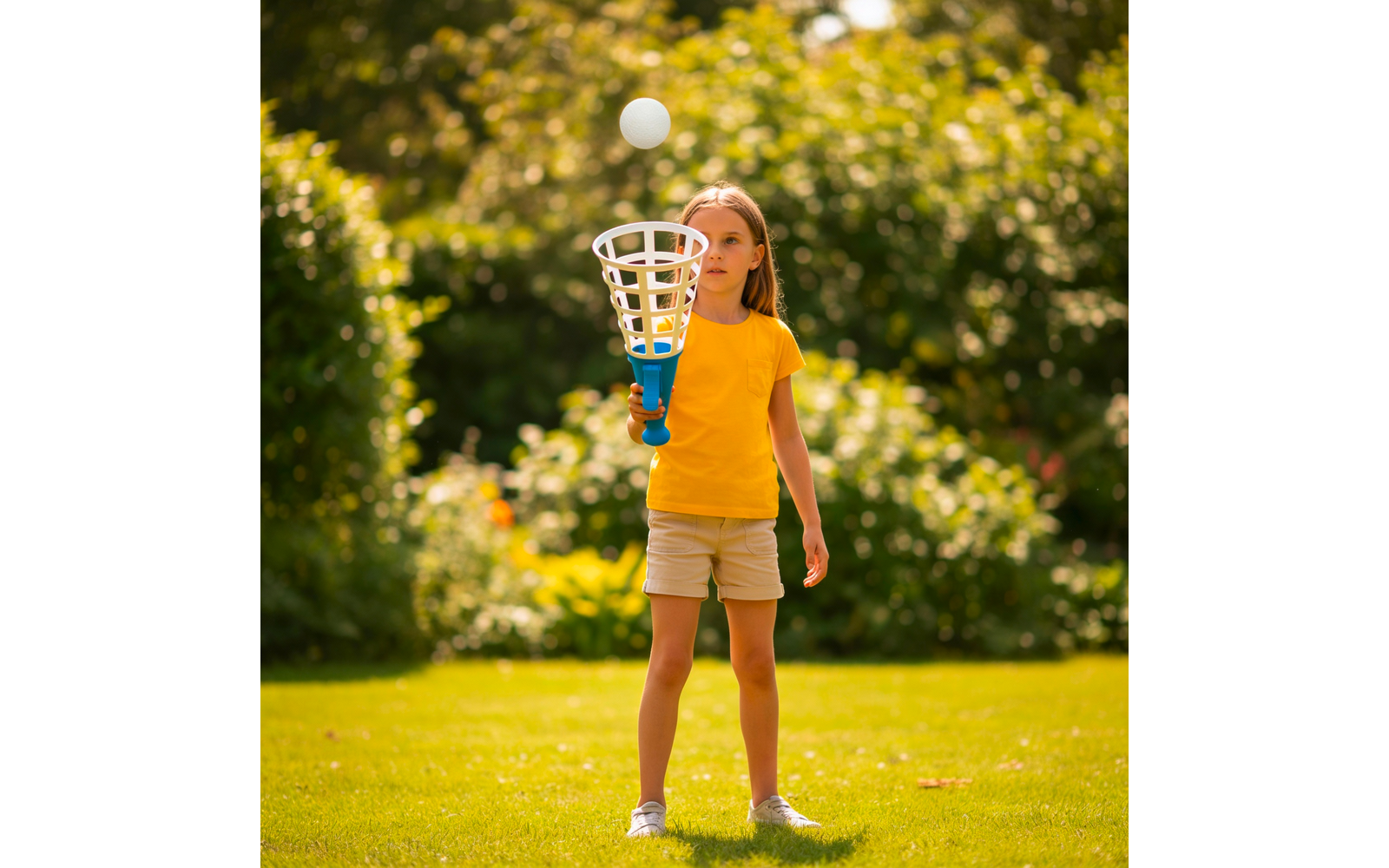 Produktbild alldoro XXL Fangballspiel Catchball Set 4 teilig extra gro&szlig;  1