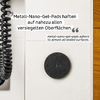 Silwy SPOT  Magnet-Haken inkl. Metall-Pad SUPERSTRONG BLACK