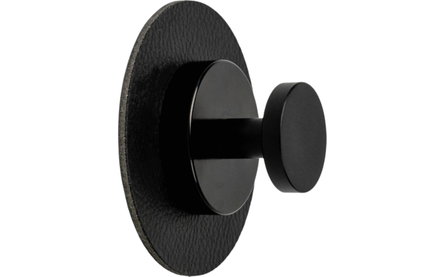 Silwy SPOT  Magnet-Haken inkl. Metall-Pad SUPERSTRONG BLACK