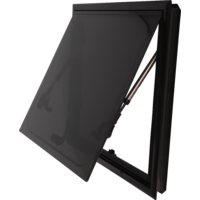 Ventana abatible con persiana plisada 900 x 500 mm PeakView Berger