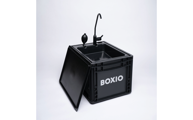 Boxio Wash Plus Mobiles Waschbecken Starter Set bestehend aus Boxio Wash / Shower / Beads / Mirror