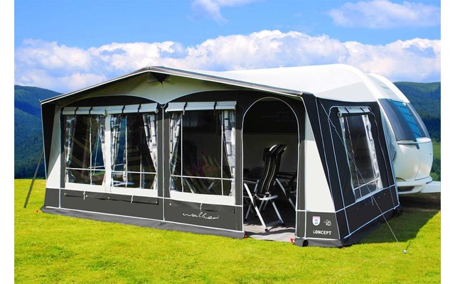Walker awning Concept 240 steel poles 1065 circumference 1050 - 1080 cm