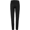 Schwarze lange Hose mit seitlichen Taschen, Frontansicht