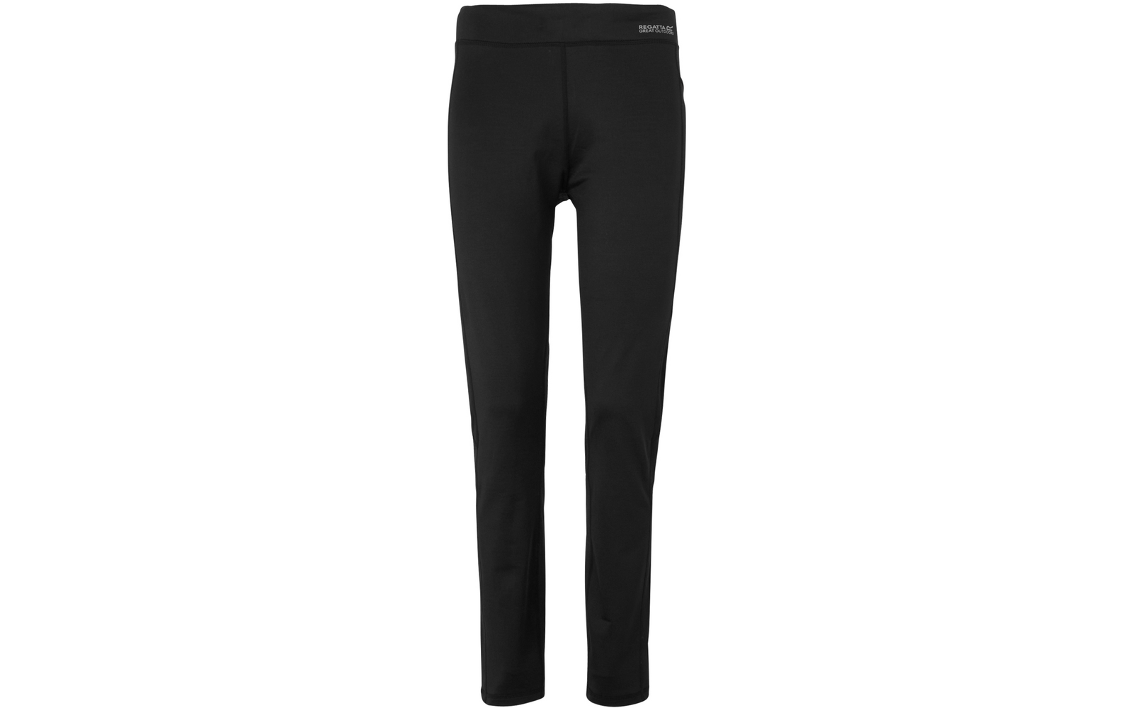 Schwarze lange Hose mit elastischem Bund