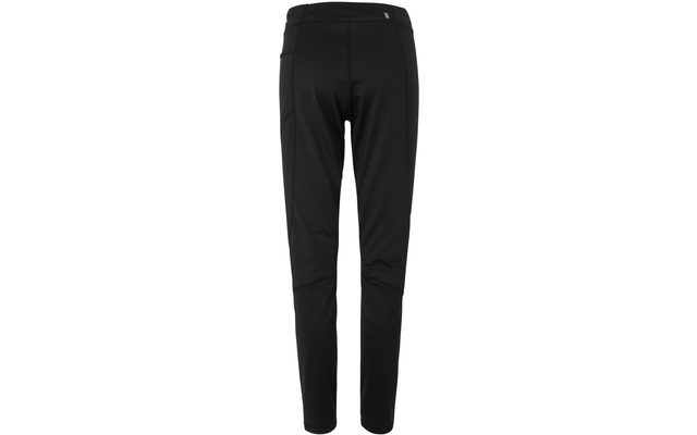 Schwarze lange Hose mit seitlichen Taschen, Frontansicht