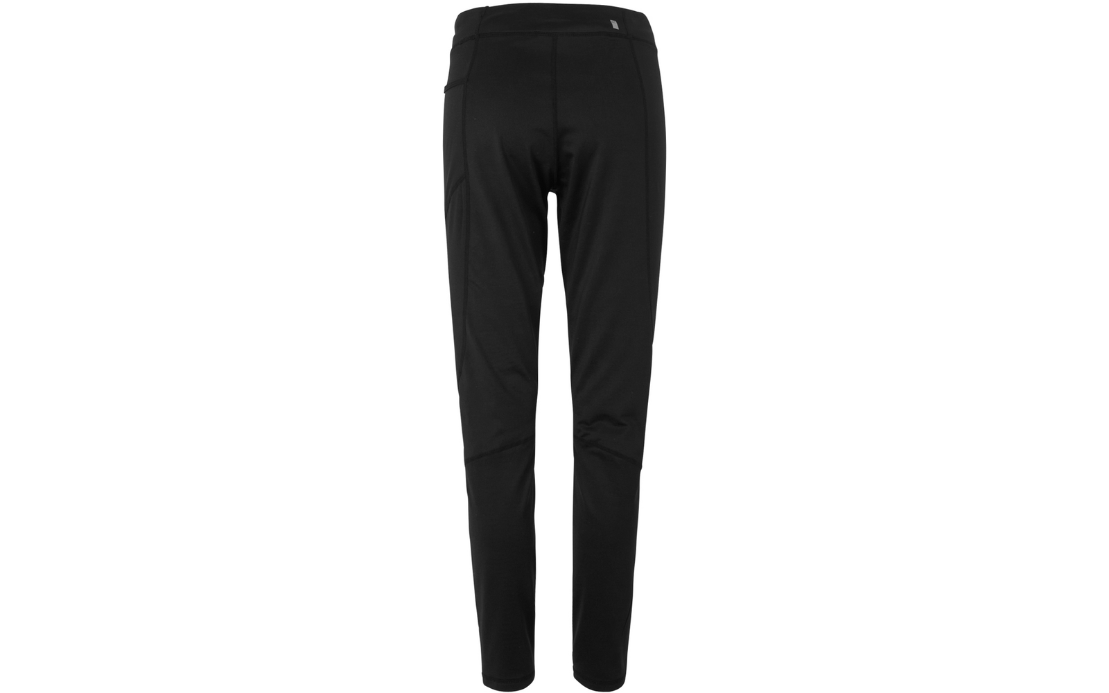 Schwarze lange Hose mit seitlichen Taschen, Frontansicht