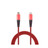 2GO Cable de datos USB Tipo-C/Apple 8p Rojo