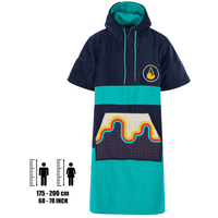 Golf Hawaii Katoen Velours Bluebow Unisex Poncho