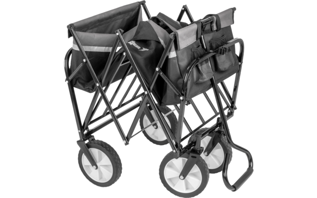 Product afbeelding Brunner Cargo Linx Bollerwagen klappbar schwarz 100 x 53,5 x 60 / 102 cm 1