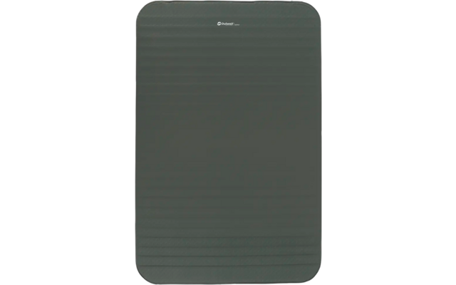 Donkergrijze yogamat met een licht getextureerd oppervlak