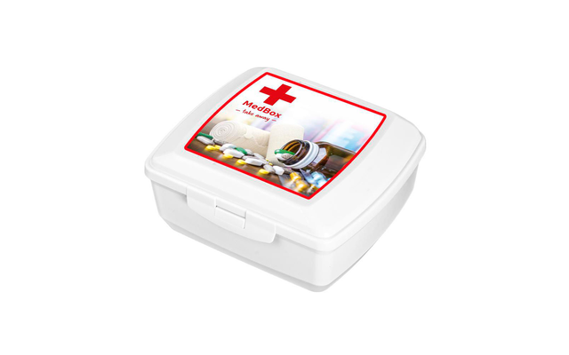 BranQ Med Box Caja de medicamentos de viaje de 0,85 litros S