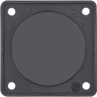 Berker Integro Blindverschluss schwarz matt